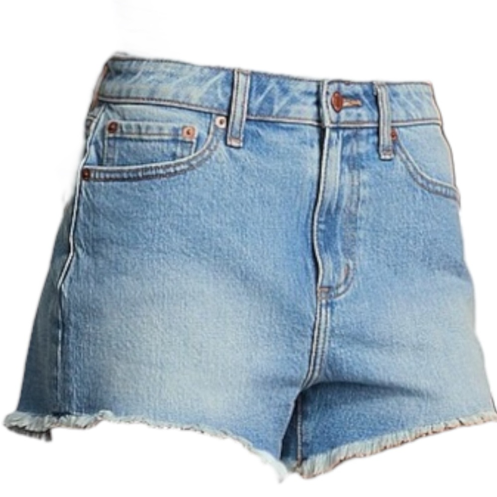 Denim by PINK High-Rise Jean Shorts Light Wash